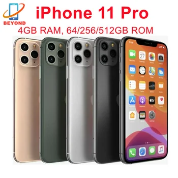 Apple iPhone11 Pro 64GB 256GB ROM Original 5.8 Super Retina OLED A13 IOS iPhone 11 Pro 11Pro Face ID Genuine Unlocked  4G LTE