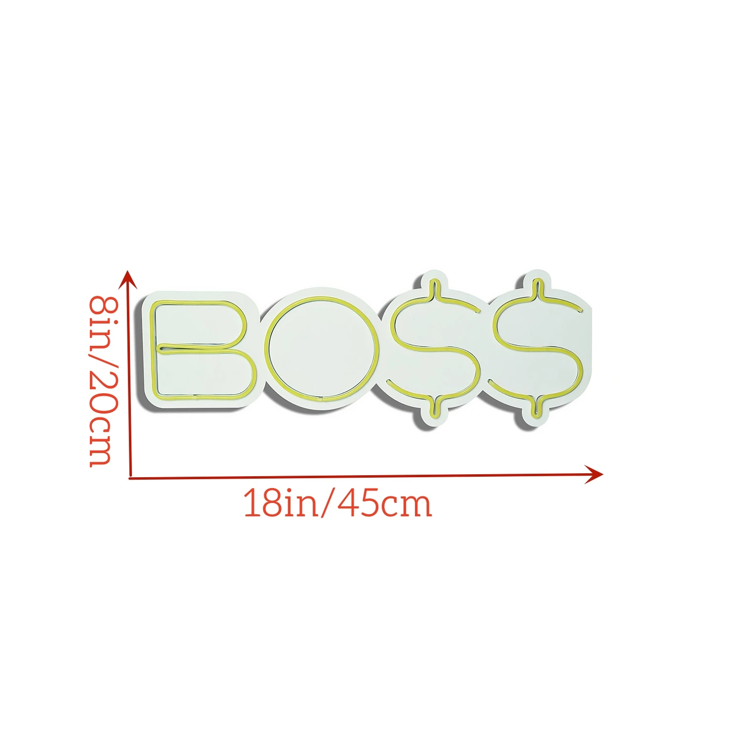 Boss Neon Sign Wall Decoration Handmade Wall Art Custom Neon Sign Studio Bar Creative Personality Neon Fonts Glow Night Light