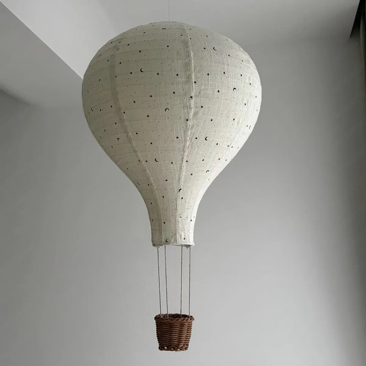 Nordic Ins Children's Room Handmade Fabric Hot Air Balloon Pendant Home Decoration Balloon Lampshade Pendant Shooting Props