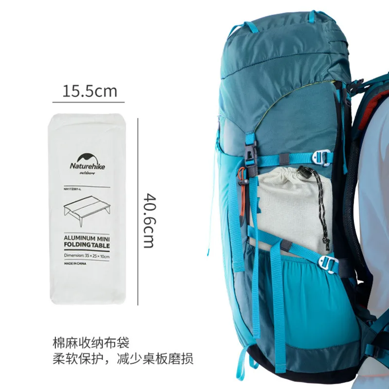 backpack folding mini table Trekology Talu Camping Compact, Portable, Camp Table For Hiking, Backpacking, Beach, And Outdoor Us resistant coating and delivers reliable stability with a 44 lbs load capacity ATEPA Ultralight Compact Small Camping