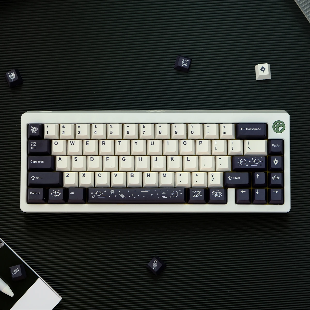 

129 Keys GMK Galaxy White Keycaps Cherry Profile PBT Dye Sublimation Keycap For MX Switch 61/64/68/75/87/104/980 Key Caps