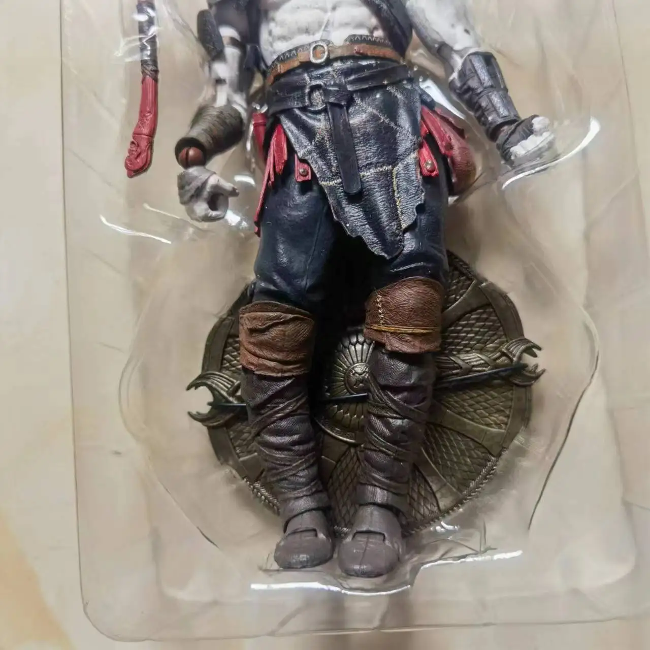 Anime God Of War Kratos Vinyl Model  Figure Christmas Gift for Children 20cm