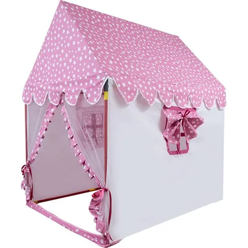 Child tent indoor outdoor games garden Type Cubby toy çadAbbie Dream House Kids Play Tent-Pink