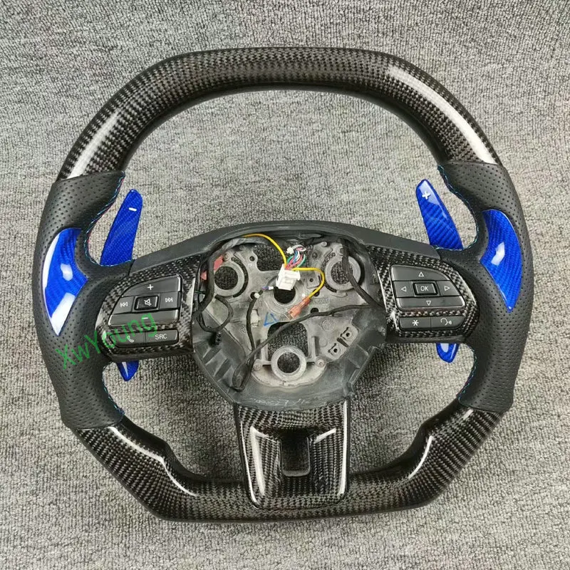 For MG MORRIS-GARAGE ZS GS HS MG3 MG5 MG6 100% Real Carbon Fiber Car Steering Wheel