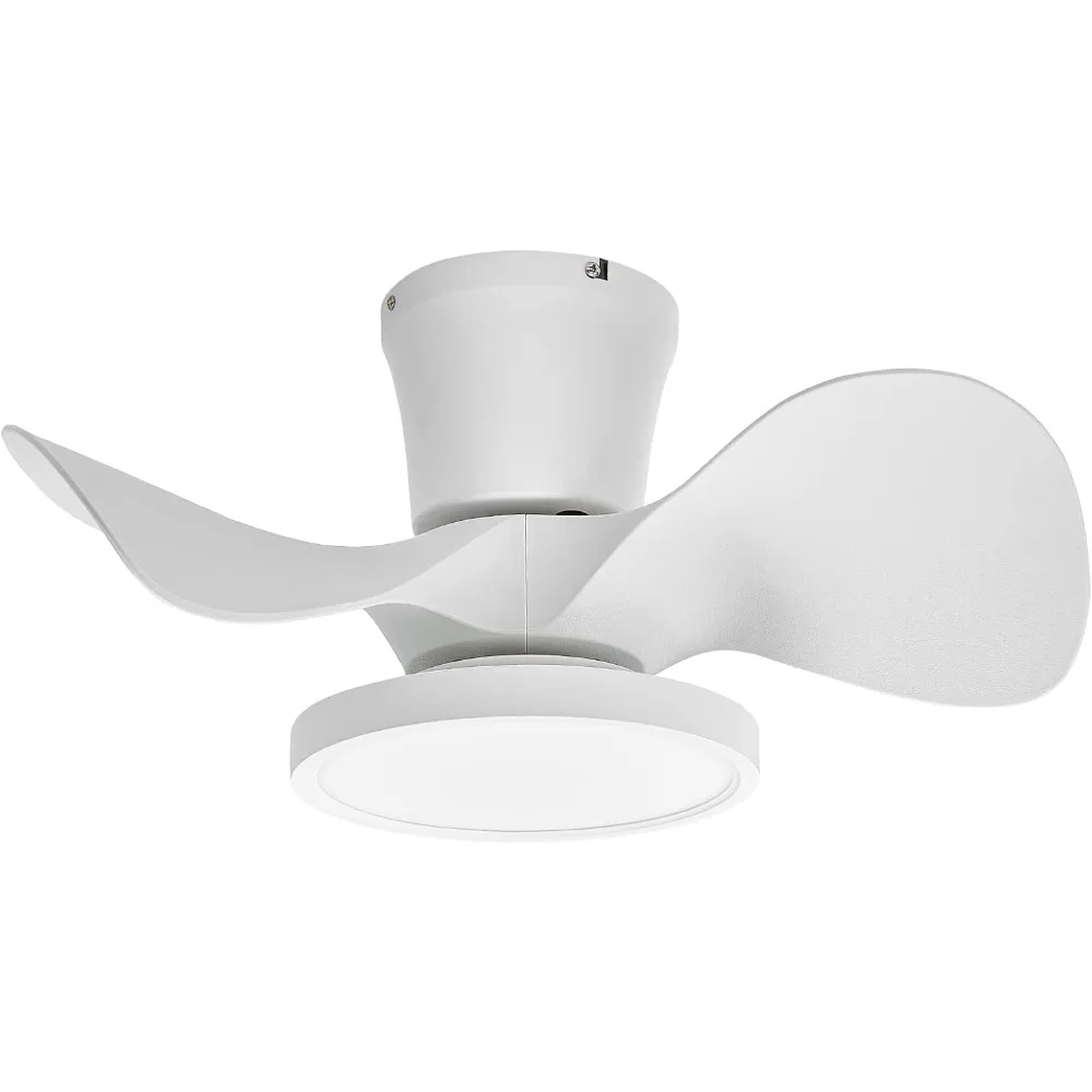 

NEW Quiet Ceiling Fan with LED Light 22 inch Large Air Volume Remote Control for Kitchen Bedroom Dining Room Patio