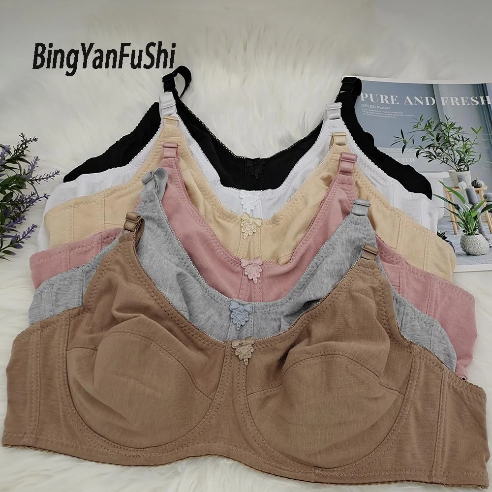 damska bielizna push up Minimizer Underwire Comfy bawełniana bielizna C21