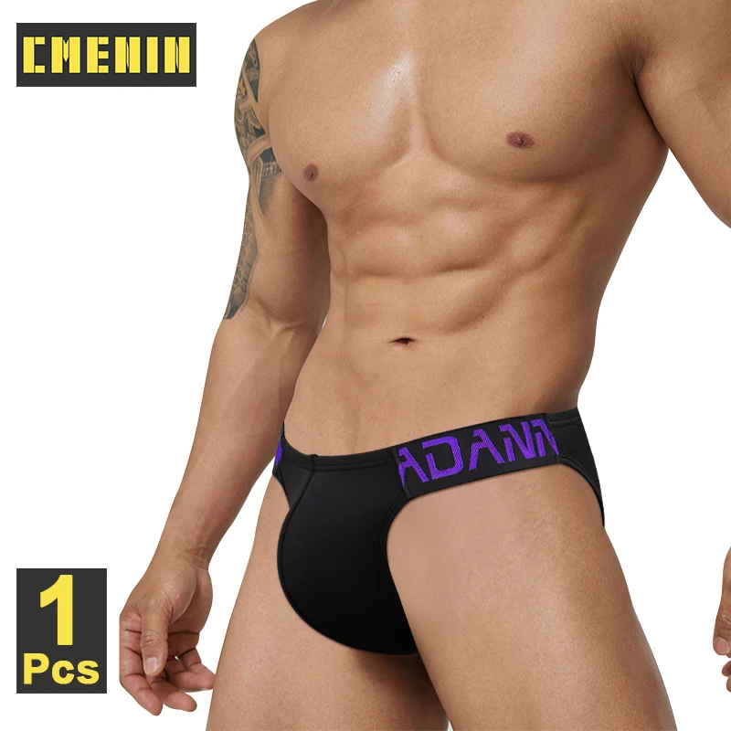 CMENIN 1Pcs Modal Sexy Men\'s Underwear Briefs Bikini Gay Underpants Low Waist Men Jockstrap Panties Mans Sexy Briefs Underwear