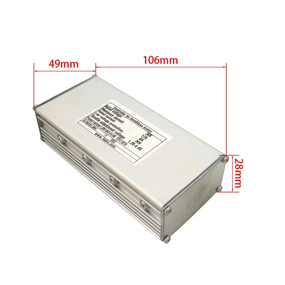 

Nulkomma Ebike Brushless Motor Controller LSW1080-24-3M 36V 8A for Electric Scooters Speed Parts MTB Accessories Speed