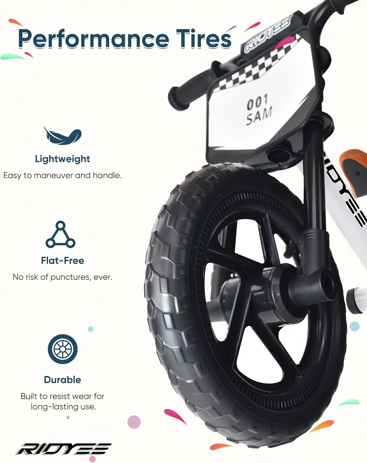 Dzieci rowerek biegowy 2 roku życia, rowerek biegowy malucha od 2 do 5 lat z regulowanym fotelem amortyzującym, rowerek biegowy 3 lata Ol