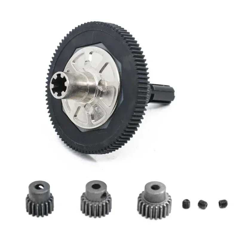 1 ชุด 91T Spur Gear รองเท้าแตะคลัทช์ 21T 19T 17T ชุดเกียร์สําหรับ Arrma 1/10 Senton หินแกรนิต Big Rock Vorteks Typhon 4X4 ชุดสีแดง