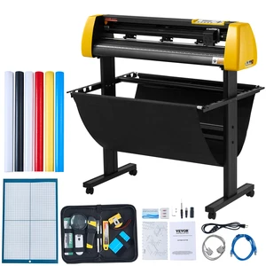 SucceBuy Mesin Pemotong Vinil 34 inci / 870 mm Plotter Pemotong Umpan Kertas Maks Printer Layar LCD Pemotongan Kontur Kamera Otomatis 6 mesin plotter penjualan terbaik - №