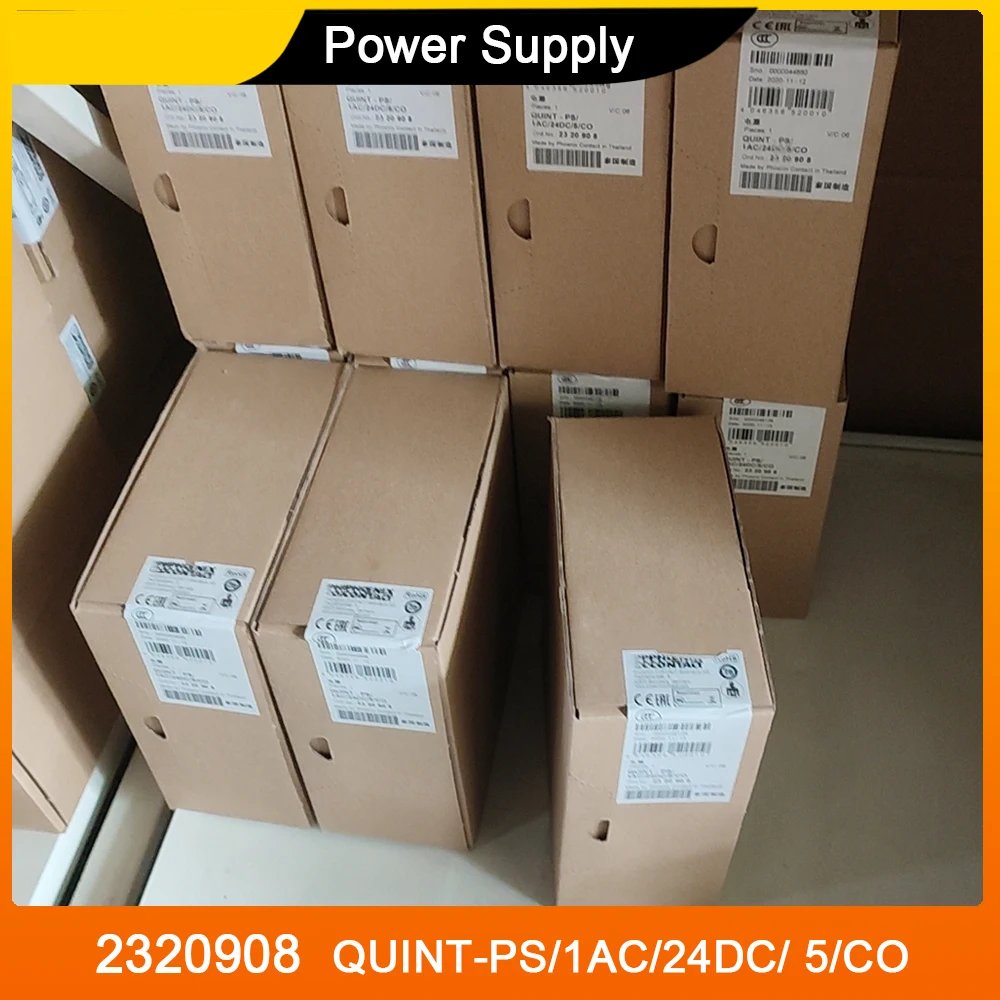 

2320908 QUINT-PS/1AC/24DC/ 5/CO For Phoenix Industrial Power Supply Input 1 Phase Output 24 V DC / 5 A