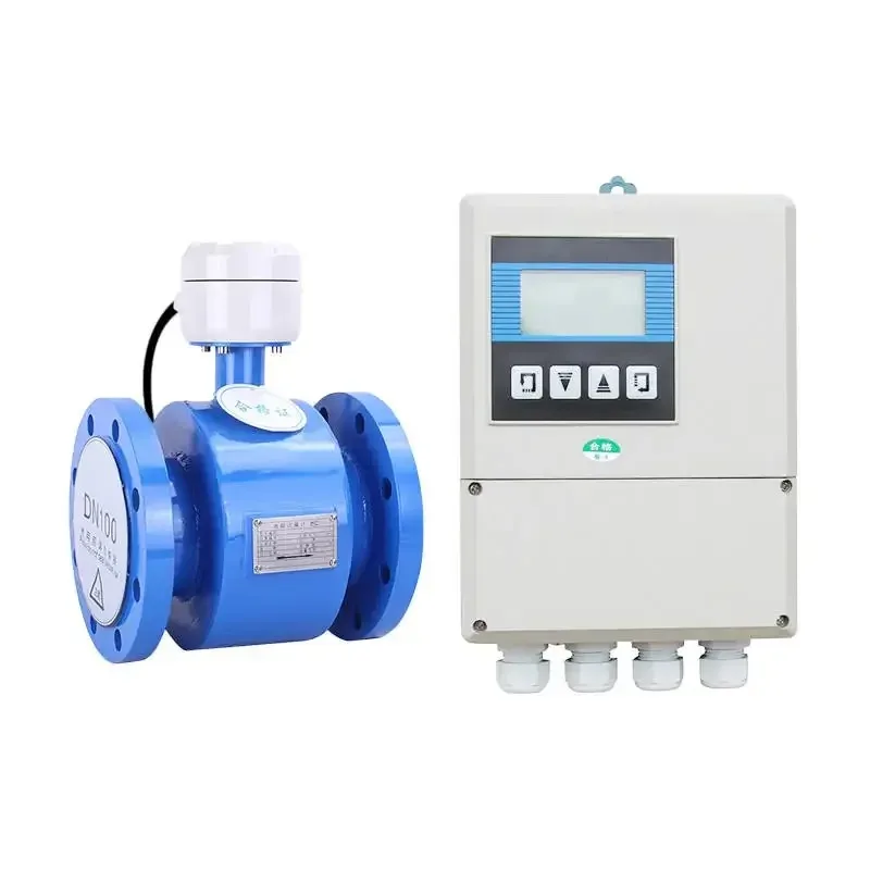 

Atech Remote Lcd Ptfe Electromagnetic Flow Meter Food Grade Magnetic Flowmeter