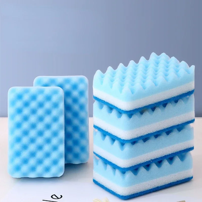 

5/10Pcs Sponges Scouring Pads Soft Cleaning Brushes for Dish Bowl Pot Cooking Cleaning Tool Kitchen Bathroom Supplies