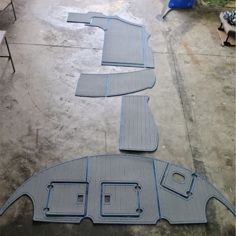 Four Winns 358V Swim Platform Cockpit Boat EVA Faux Foam Teak Deck Floor Pad Mat