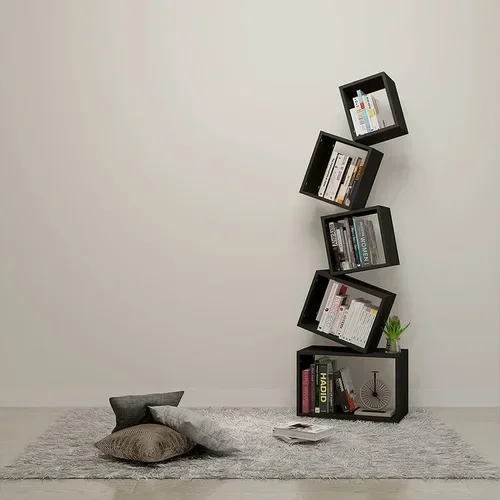 

Hanging Shelf with Floor Balance Beam – Storage Shelf with Adjustable Shelves