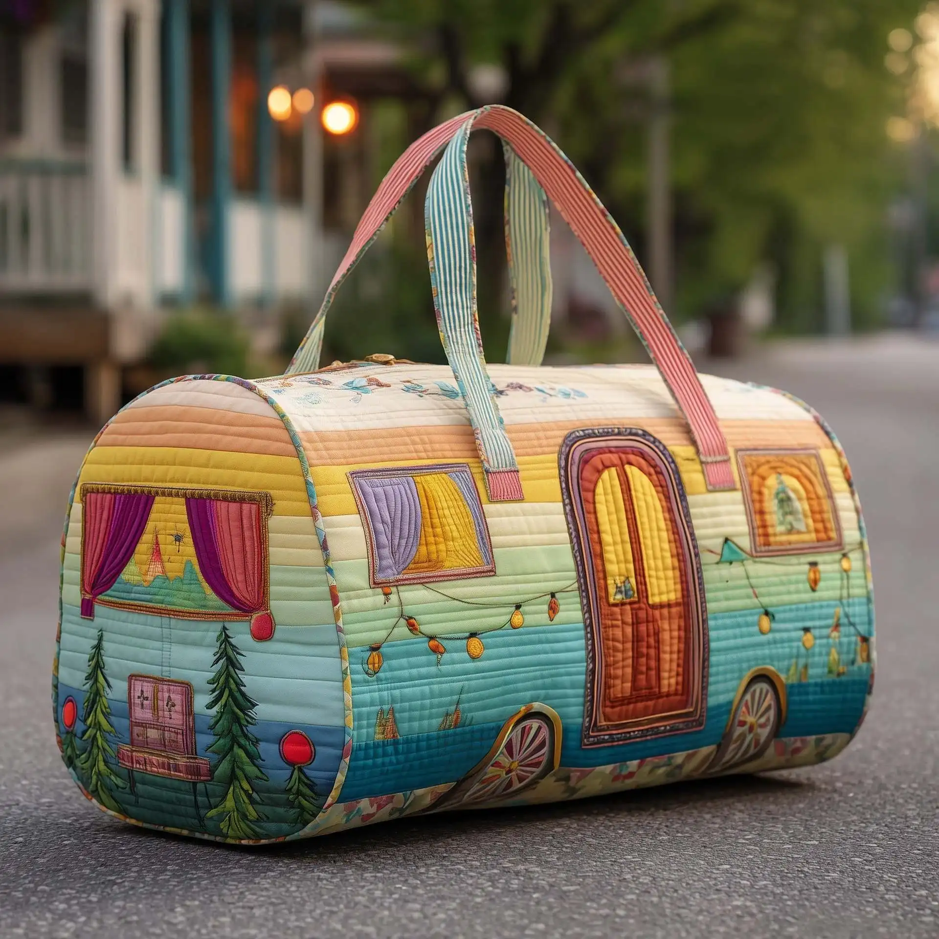 

3D Printed Quilted Travel Bags fashion Gifts Hiking Camping Handbag Personalized Tote Bag Beach Sport Bags casual Training Bag