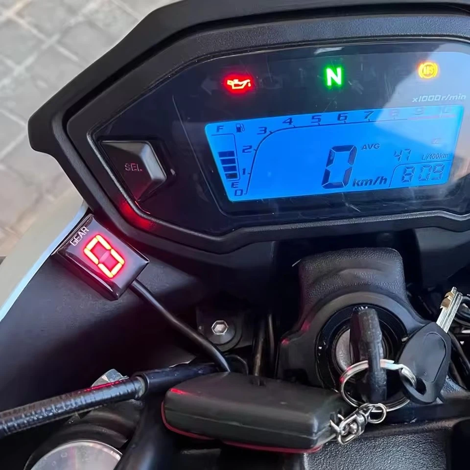 For Honda Valkyrie Rune 04-06 ST 1300 Pan European 02-07 Motorcycle Gear Indicator Digital 1-6 Level Gear Display Speed Bracket