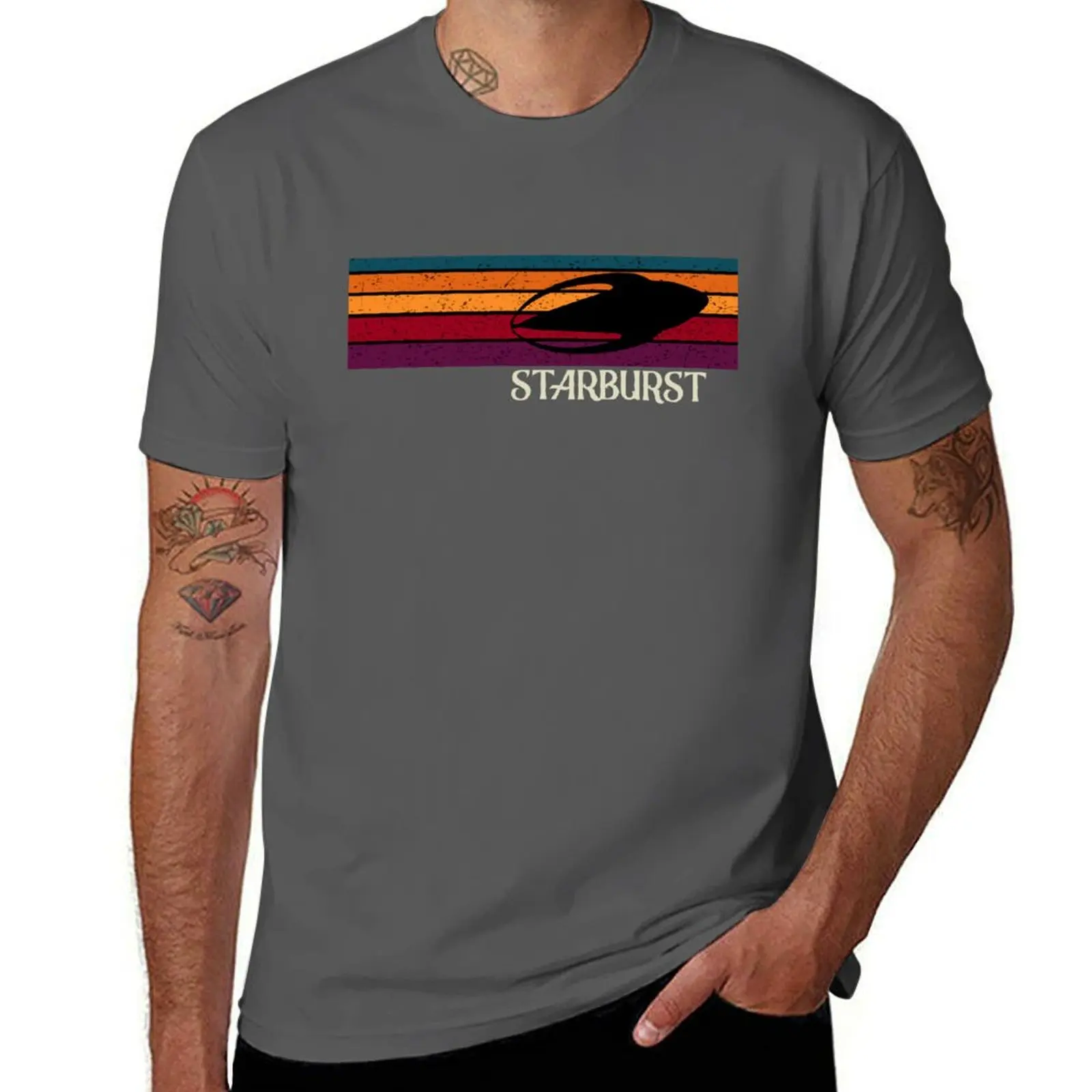Retro Starburst Farscape - Moya Leviathan T-Shirt anime t shirts oversize t shirt man plain t shirt man casual T-Shirt
