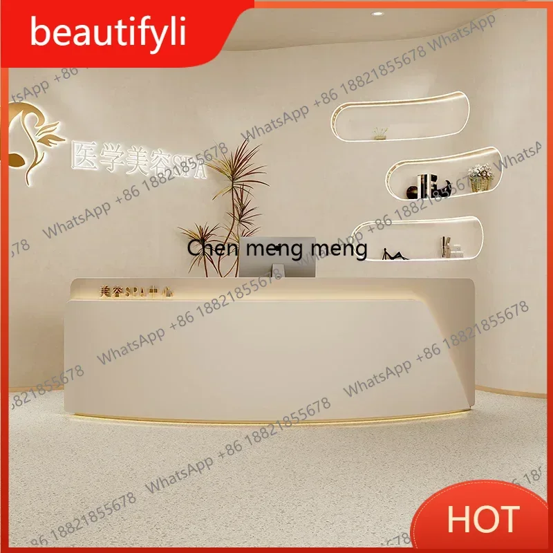 

Мебель для магазинов: Современная роскошная барная стойка для салона красоты, стойка ресепшн, столы для компаний, праздничные столы