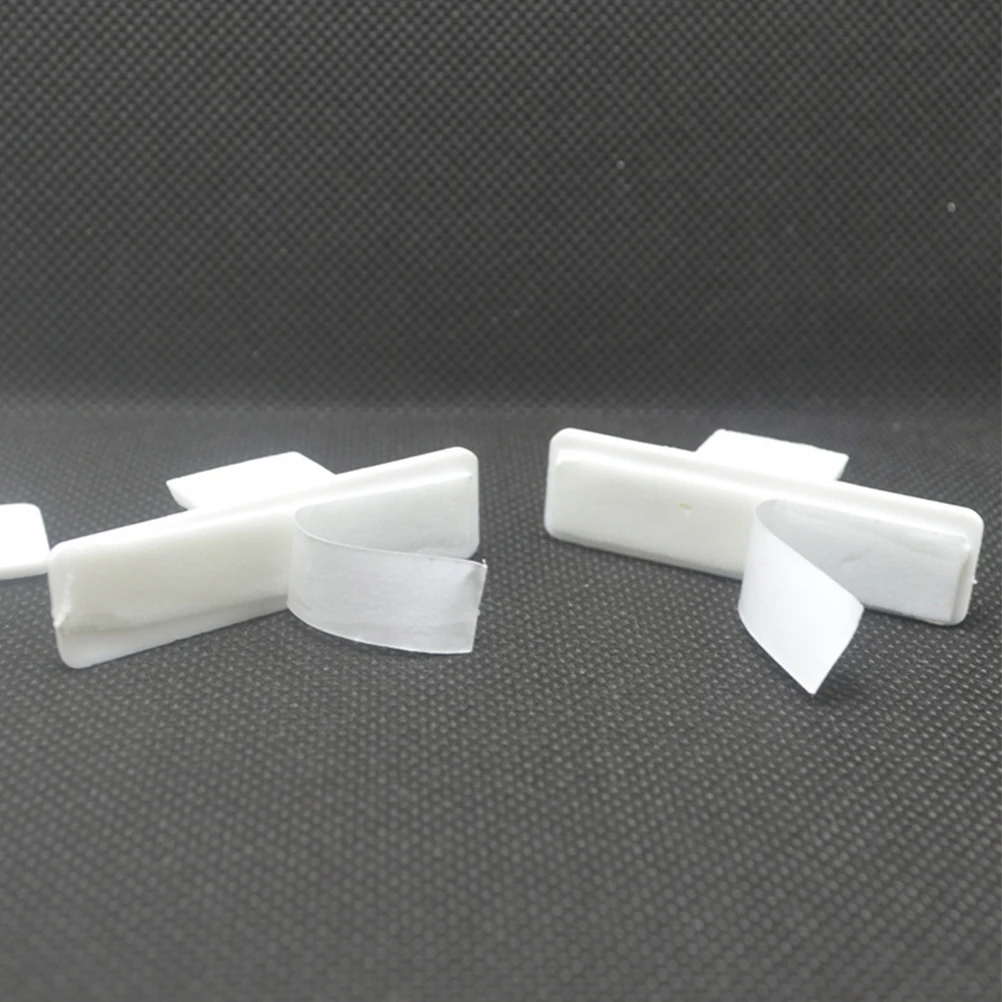 

10pcs Pen Clips Holder Adhesive Whiteboard Marker Clip For Desk School Office Plastic Pen Holder Sticky Buckle For Journal