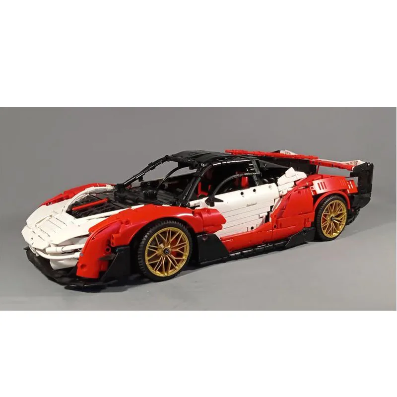 Bloques de construcción para niños, juguete de ladrillos para armar Super 1:8 Roadster, ideal para regalo de cumpleaños, código MOC-144737, compatible con 3816 piezas