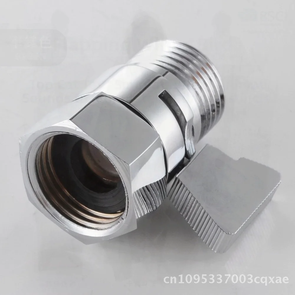 

Metal Shower Stop Valve Switch Quick Opening Connector with Spray Gun Pause Function Modern Minimalist Water Flow Regulator