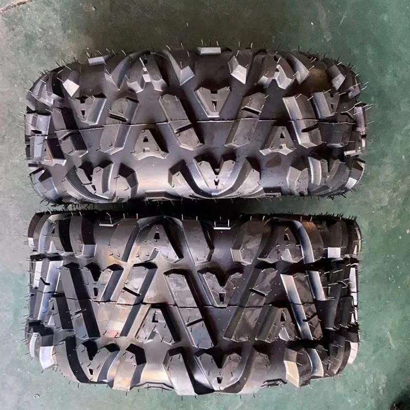 Pneu de 12 pouces AT 25x8-12 25X10-12, véhicule à quatre roues, moto tout-terrain pour chinois 150cc 200cc 250cc, grands jantes ATV