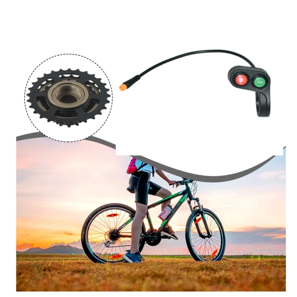 Electric Bicycle Handlebar Switch Electric Vehicle Speaker Lights And Switch Buttons Electric Scooter Cycling Accessories