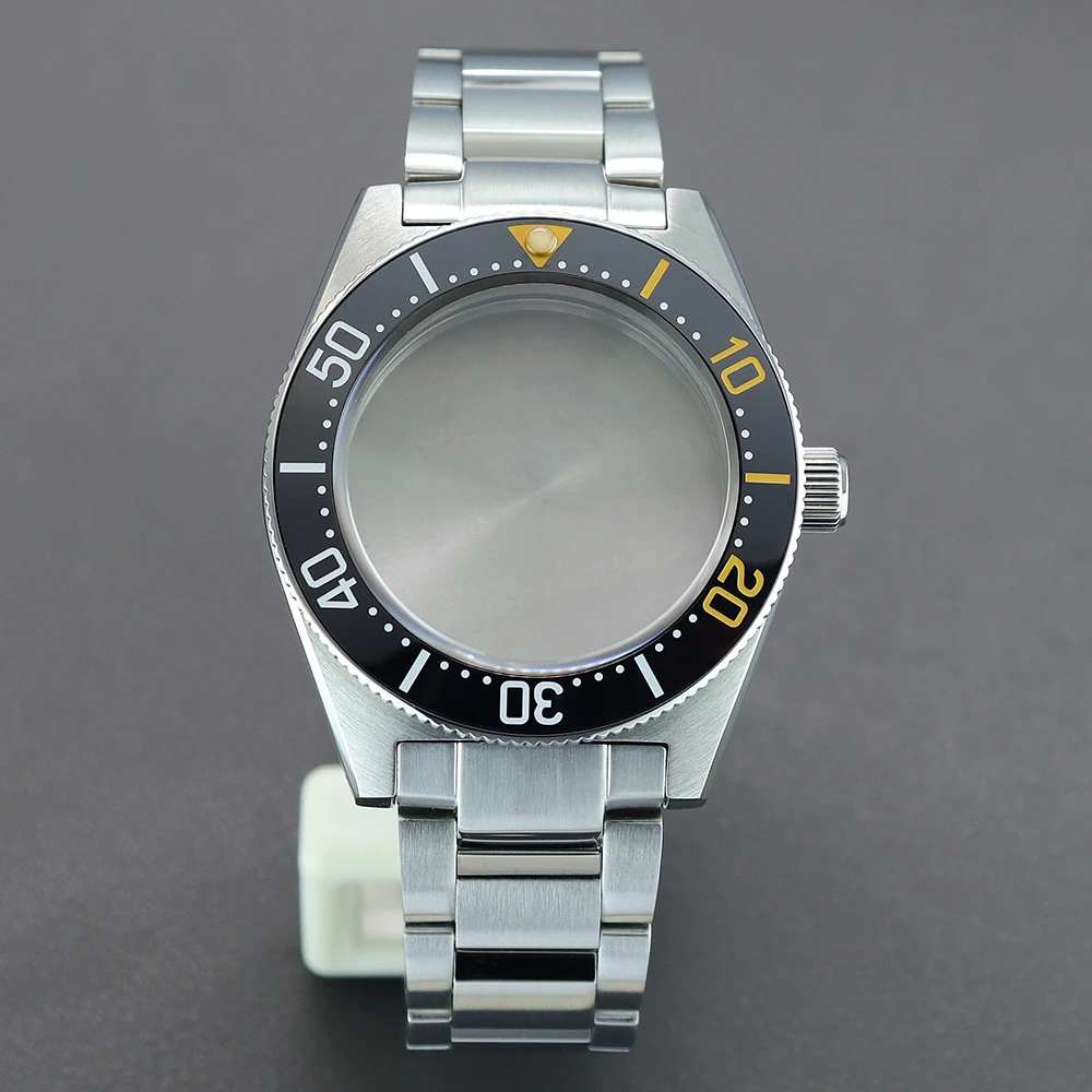 40mm NH35 NH36 Stainless Steel Watch Case Strap For Mod SPB149J1 NH34 NH35 NH36 NH38 NH70 4R36 Automatic Movement Sapphire Glass