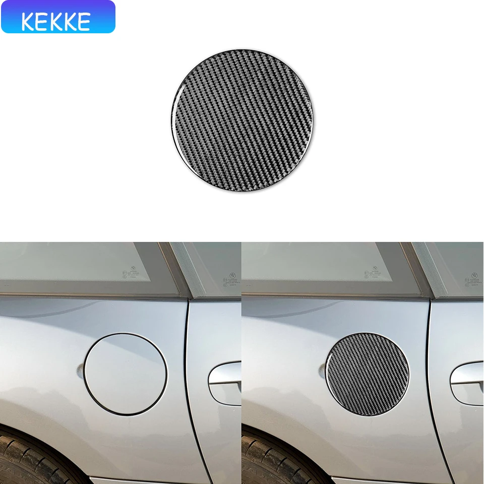 

For BMW E85 Z4 2003-2008 Car External Fuel Tank Cover Decorative Real Soft Carbon Fiber Decoration Sticker Accessories