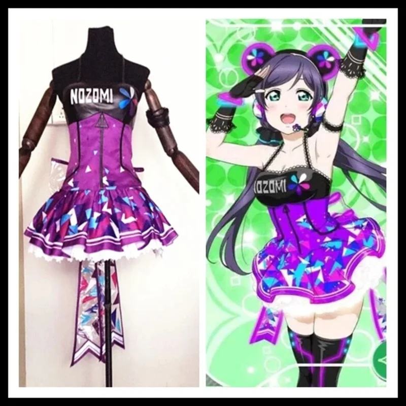 Lovelive Maki Nishikino Minami Kotori Hada Led idolizada uniforme de sirvienta Awaken Love Live Cyber disfraz de Halloween Cosplay para mujer