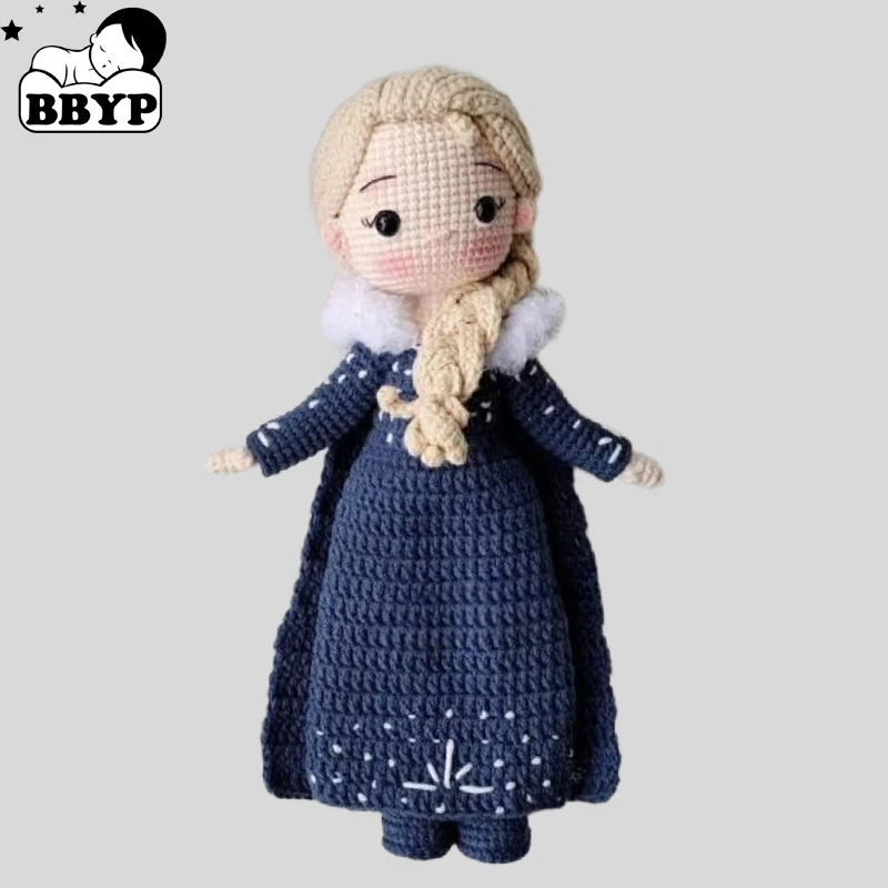 

Handmade Knitting Doll Crochet Fallen Princess dolls Crochet Dolls Gift For Home Accessories Craft Toy Ornaments Finished Dolls