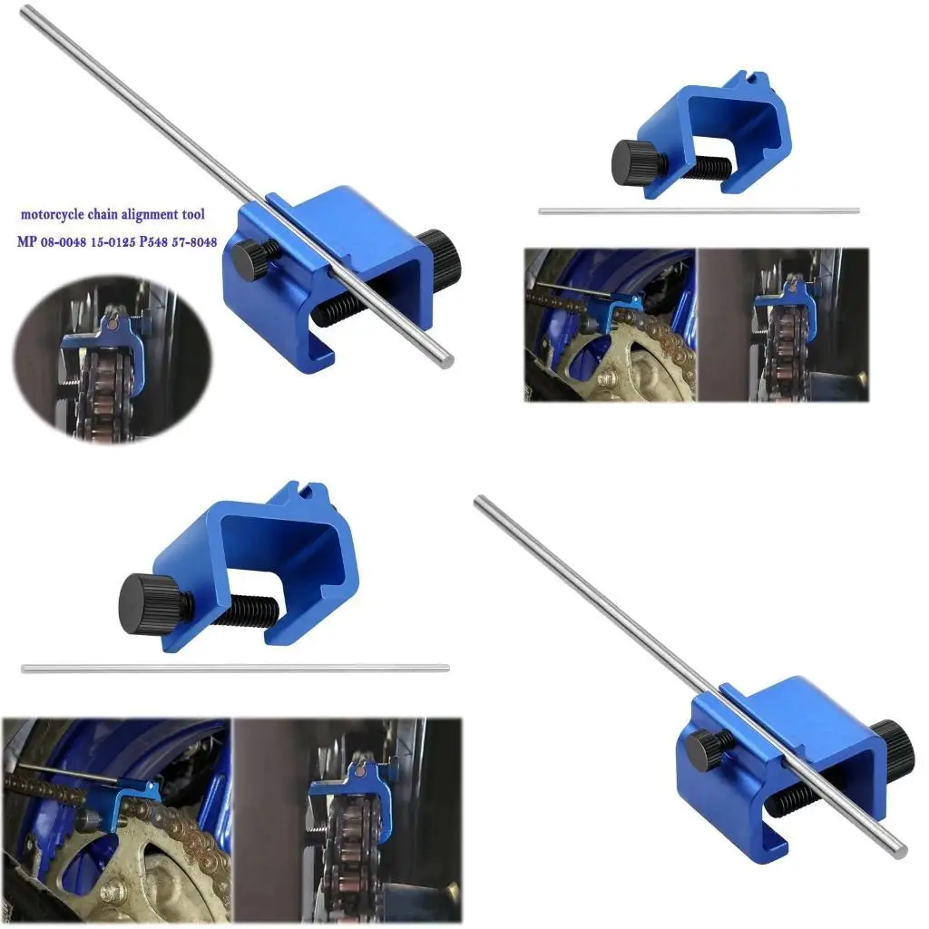 

652F Металлический материал Blue Universal Chain Tool для мотоцикла Sprocket Sport Dirt Bike Atv Scoot Blue