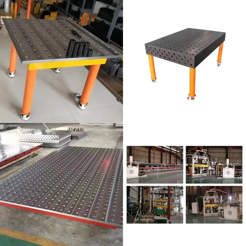 Cast Iron Welding Table 3D 2D Top Quality Reusable Fixture Rotary