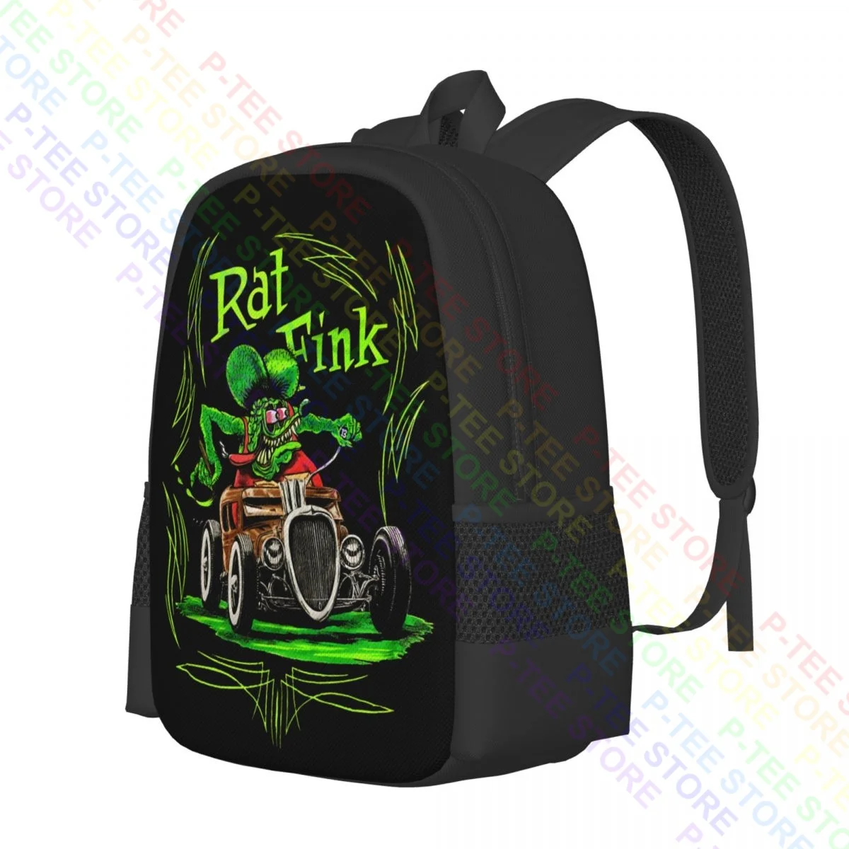 Rat Fink Ed Roth Drag Racing Hot Rod ClassicBackpack Large Capacity Fashion Outdoor Running