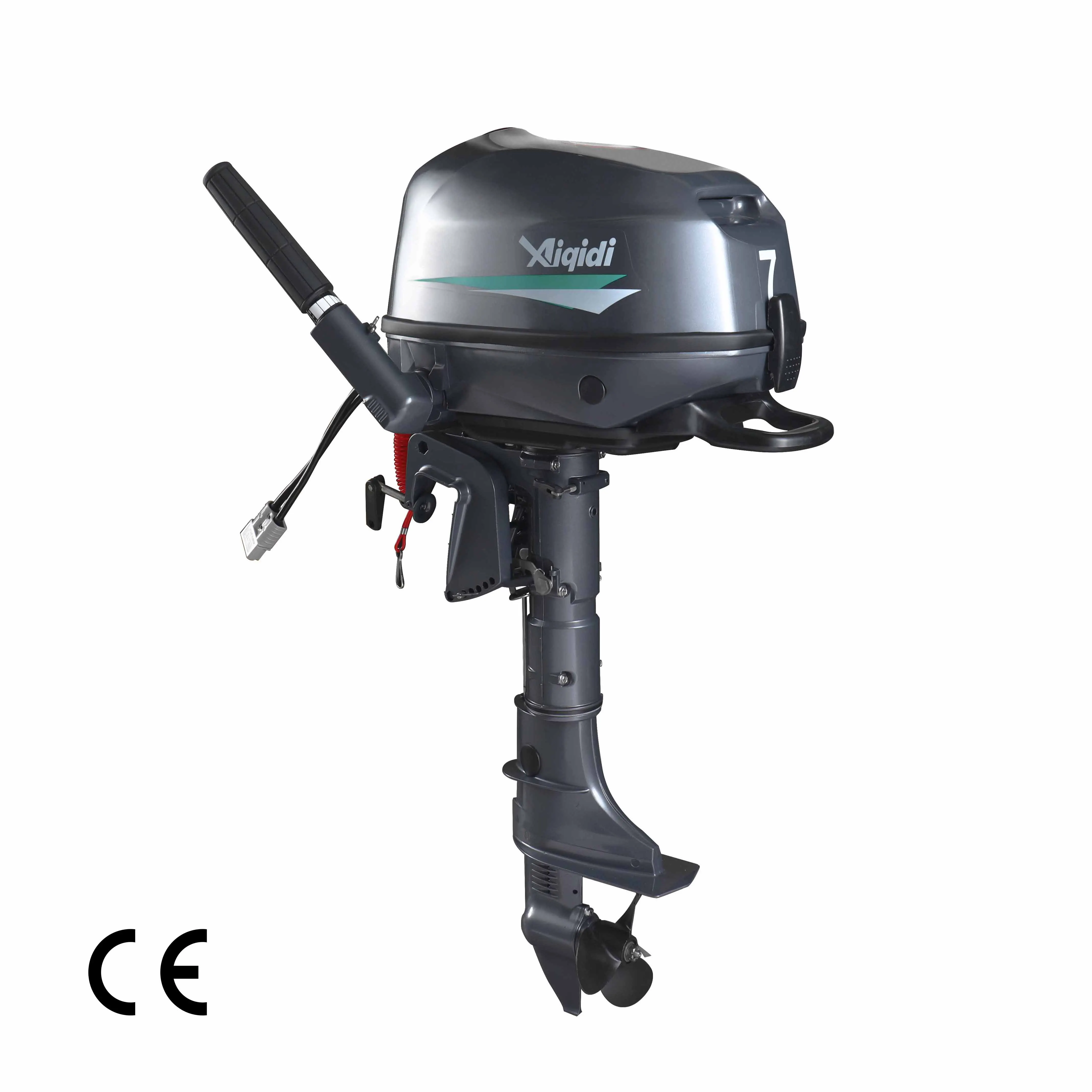 

AIQIDI 7HP Электрические двигатели с водяным охлаждением и ручным наклоном 48 В 100 Ач E7 Морские лодочные двигатели Подвесные двигатели