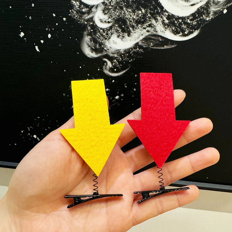 *Creative Arrowhead Shape Hair Clip Funny Cute Arrow Question Mark Hair Clip Photo Prop Headdress Novelty Hair Accessories Gifts