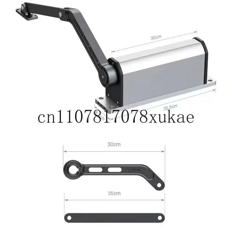 AC100-240V Automatic Gate Door Opener Side Mounted Rainproof Metal 90 Degree Electric Swing Door Operator Pull Arm Opener