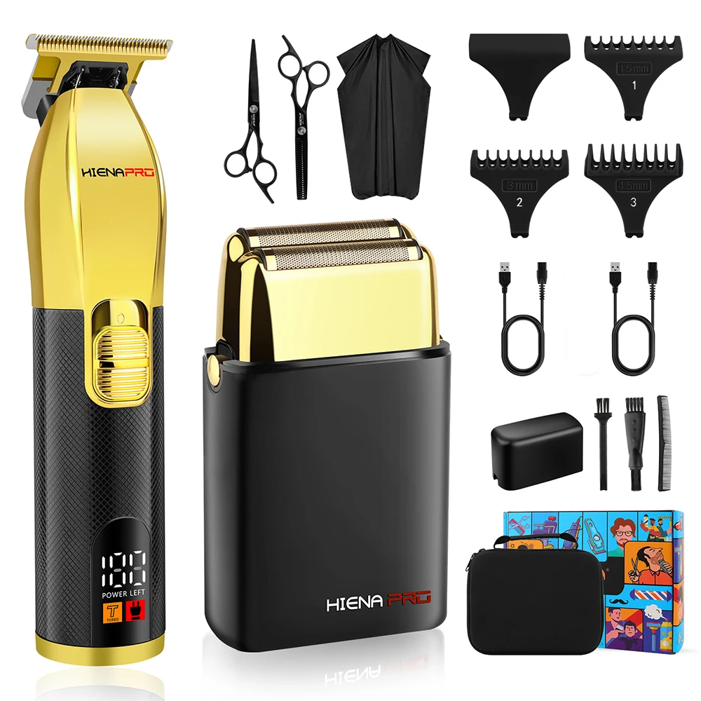 

HIENA trimmer Hair clipper Hair cutting machine trimmer for men professional barber machines Shaver men's hair clipper electric