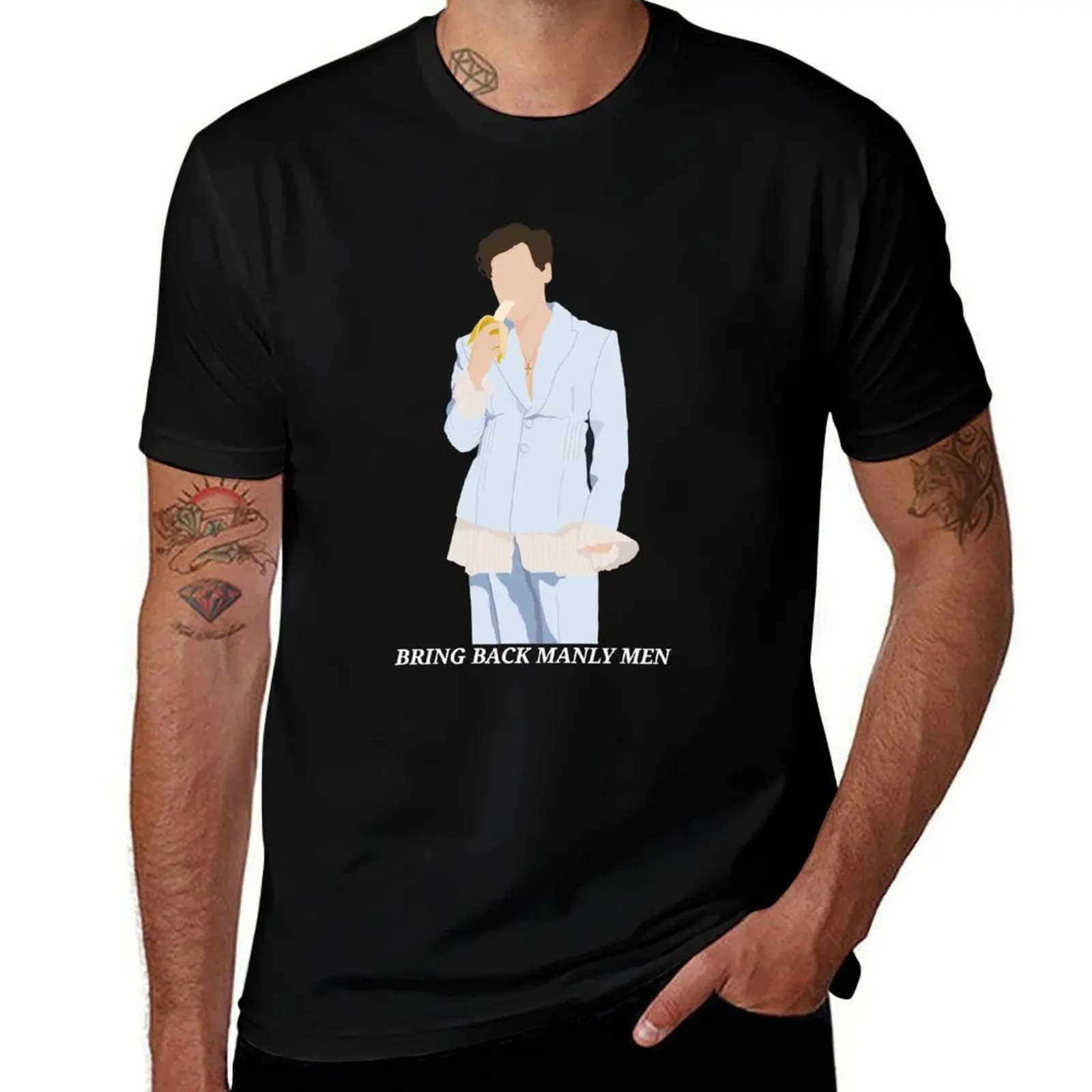 

Harry Bring Back Manly Men T-Shirt funny t shirts man t shirts for man cotton funny T-Shirt