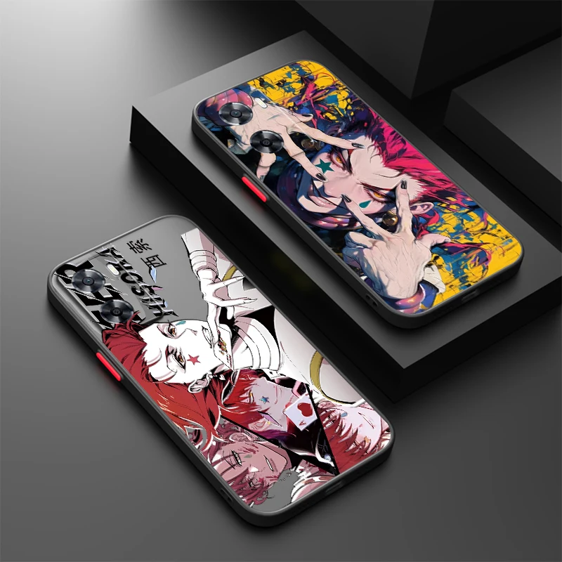 

Anime Hunter X Hunter Comics Frosted Translucent For OPPO X5 X3 A54S A5 A94 A16 A53S A57 A74 A72 A96 A98 A78 5G TPU Phone Case