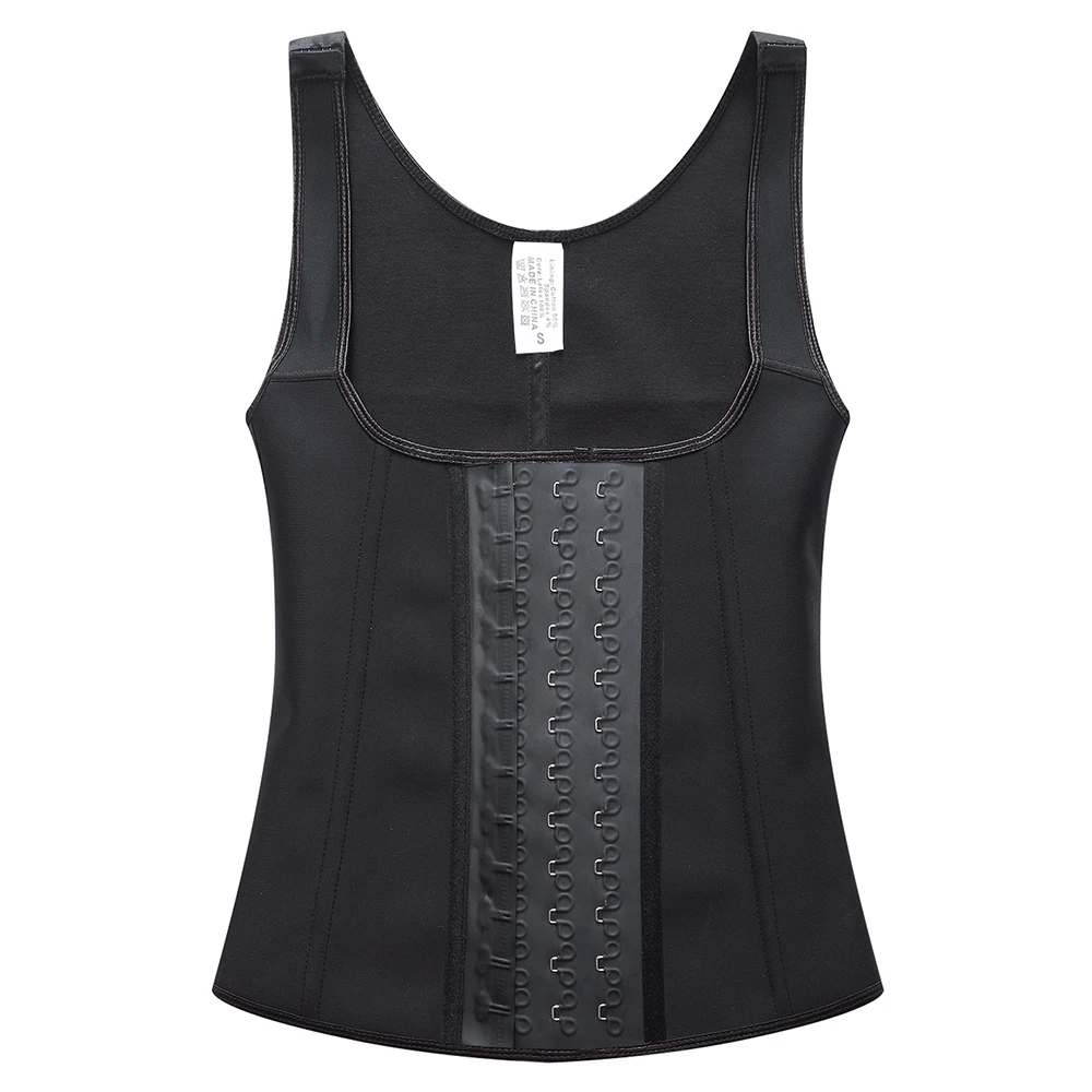 High Compression Waist Trainer Firm Control Body Shapewear Women Latex Sports Vest Slimming Corset Steel Bone Fajas Colombianas