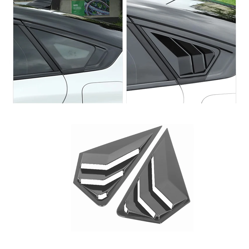 مصراع السيارة لفورد مونديو توروس MK5 2023 ~ 2025 2024 نافذة جانبية خلفية ABS كوة سباق نمط الثلاثي ملصق الملحقات #3