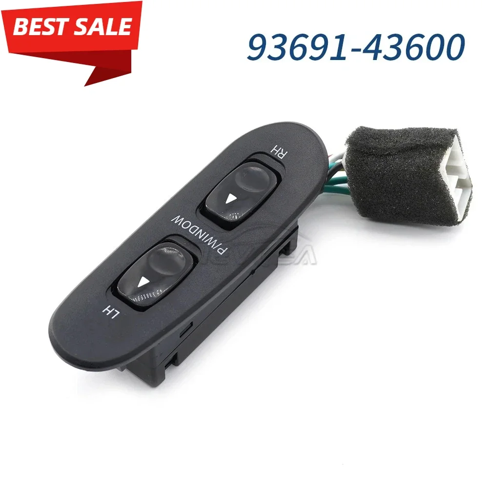 

93691-43600 Front Left Power Window Switch Lifter Control Console Button For Hyundai H100 Kasten 1993-2012