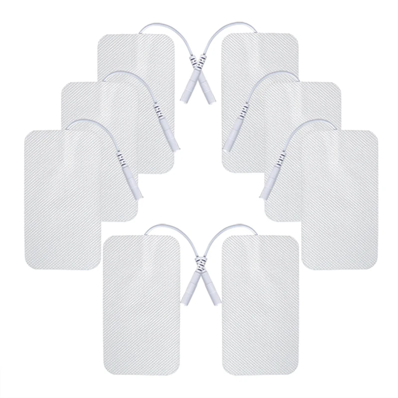 

5x9 см 2 мм вилка патч электрод подушечки для стимуляции мышц подушечки инструмент электроды цифровая терапевтическая машина Massagef Accessori