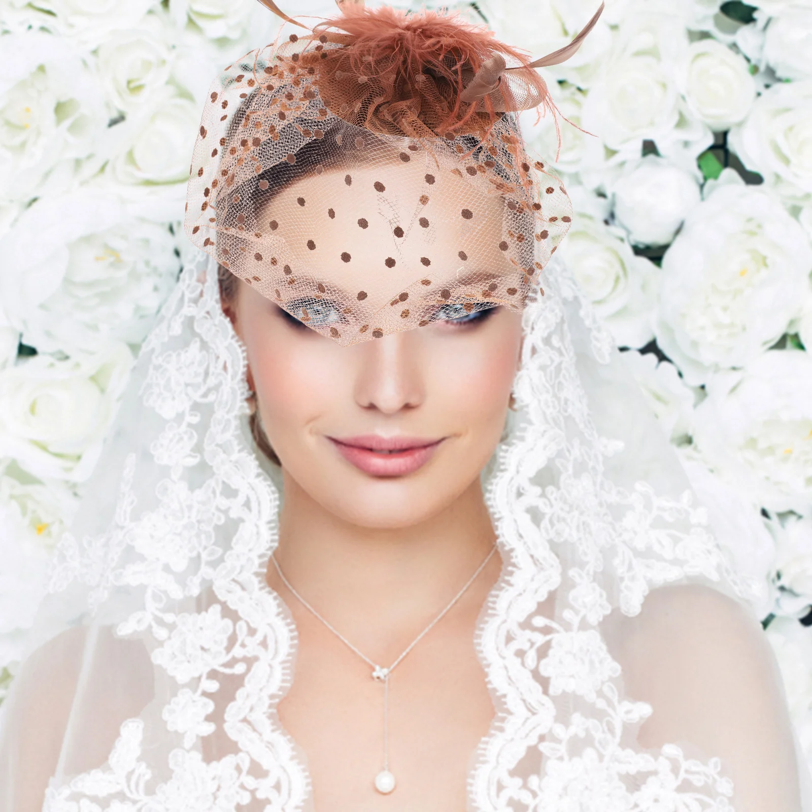

Black Pearl Mesh Fascinator Hat Women Bridal Accessories Wedding Tea Party Headpiece Banquet Headdress Hair Decor
