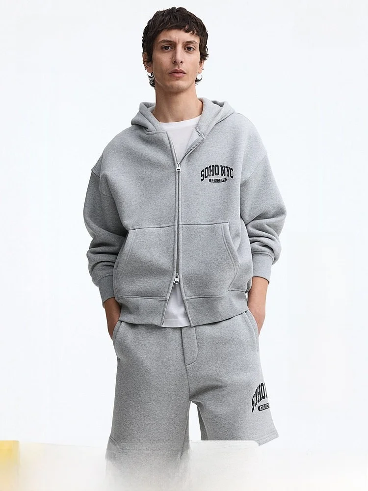 

Мужские повседневные шорты H&M, летняя новинка, стандартный крой, хлопок 62%, полиэстер 38%, коллекция Весна 2026