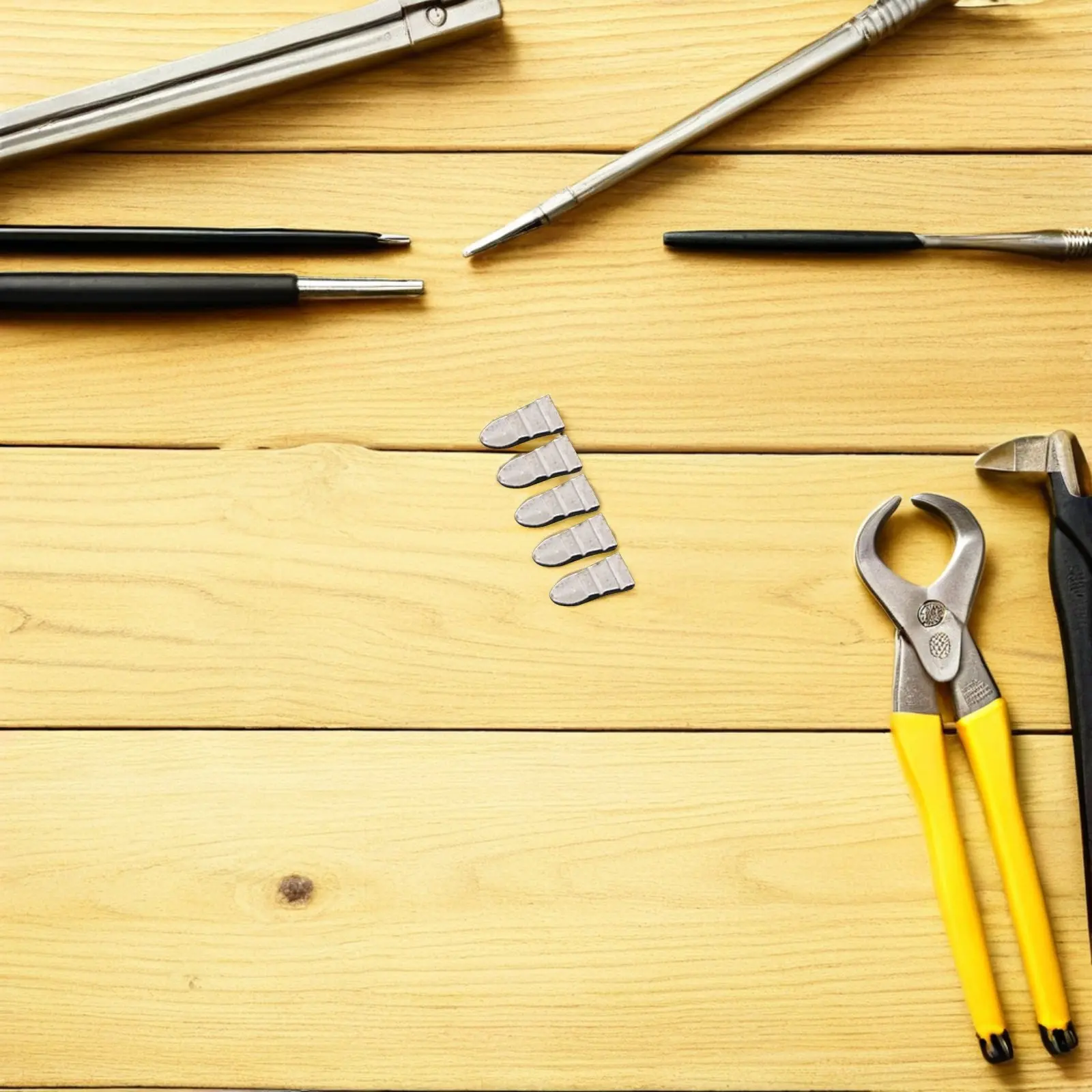 5Pcs Handle Wedges Steel Hammer Connector Safety Reinforce Tool Kit Portable Gardening Accessories Home Supply