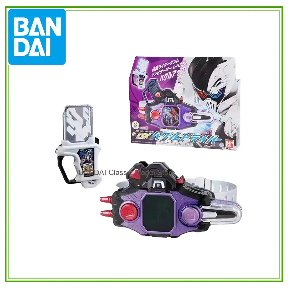 

Оригинальная фигурка Bandai Kamen Rider EX-AID DX Dangerous Zombie Belt GENM Buggle Driver, коллекционная игрушка, подарок для фанатов